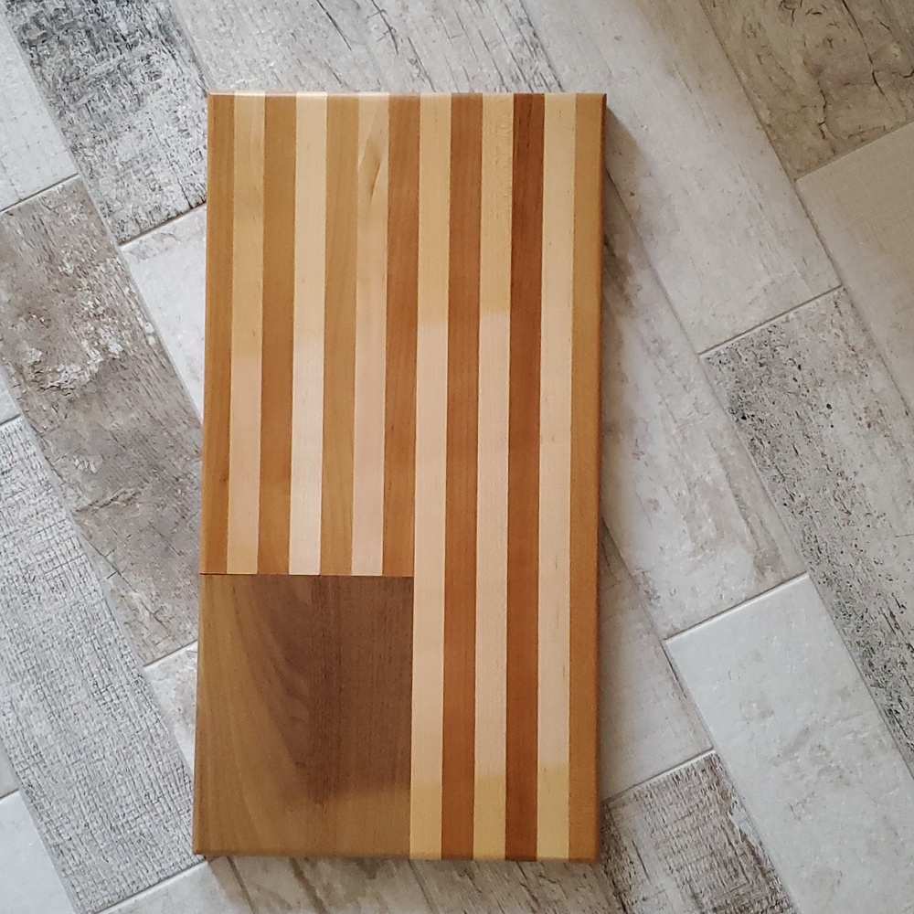 Solid Wood American USA Flag Wall Plaque Sign Board
